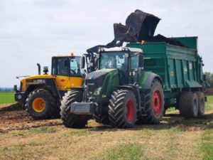 Modernste Landtechnik im Einsatz